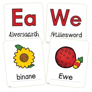 EWE Alphabet With Simple Words Flashcards