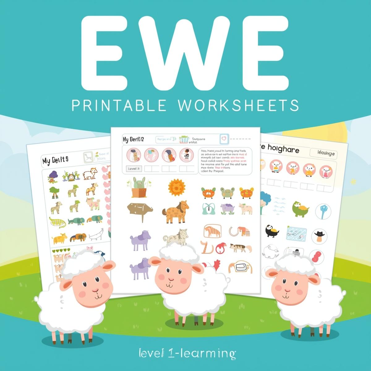Introduction to EWE Printable Worksheets for Children (Level 1)