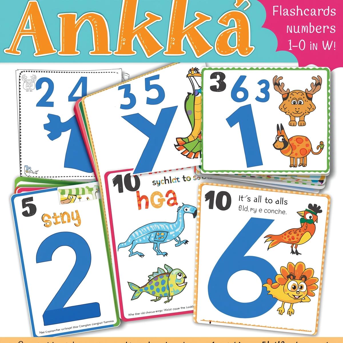 Ònkà: Counting Numbers (1-10) in EWE Flashcards